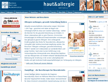 Tablet Screenshot of dha-allergien.de